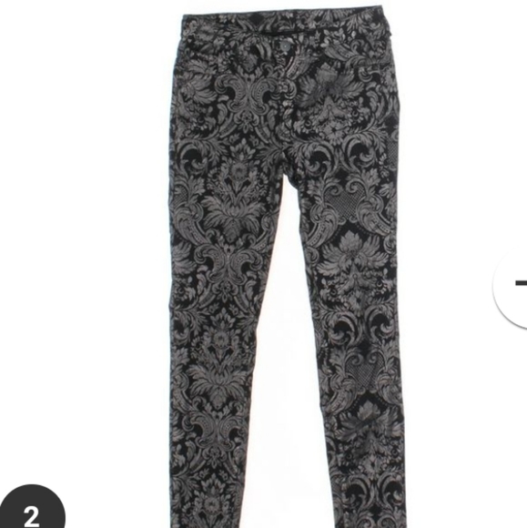 Two By Vince Camuto SKinny  Floral Pants - Picture 1 of 6